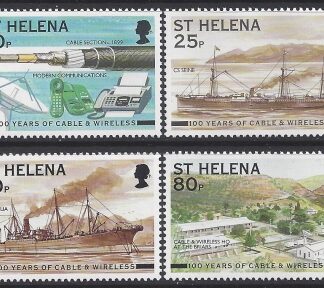 1999 St. Helena SG.795-8 Centenary of Cable & Wireless Communication PLC on St. Helena. set 4 values U/M (MNH)