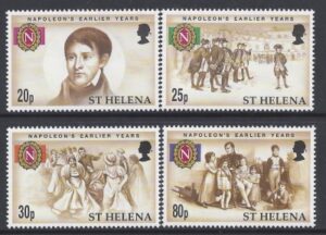 2001 St. Helena SG.843-6 180th Death Anniversary of Napoleon Bonaparte set 4 values U/M (MNH)