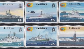 2002 St. Helena SG.861-6  Royal Navy Ships from The Falklands War. set 6 values U/M (MNH)