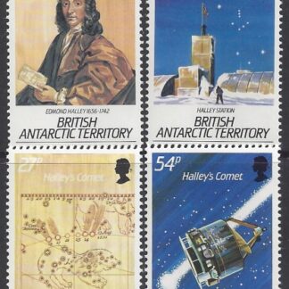 1986 British Antarctic Territories - SG.147-50 Halley's Comet. U/M (MNH)