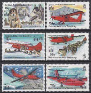 1994 British Antarctic. SG.230-5  Hong Kong International Stamp Exhibition. set 6 values U/M (MNH)