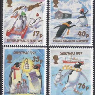 1997 British Antarctic. SG.276-9  Christmas set 4 values U/M (MNH)