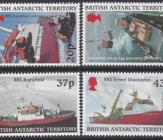 2000 British Antarctic - SG.325-8 Replacement of Bransfield by Ernest Shackleton. set 4 values U/M (MNH)