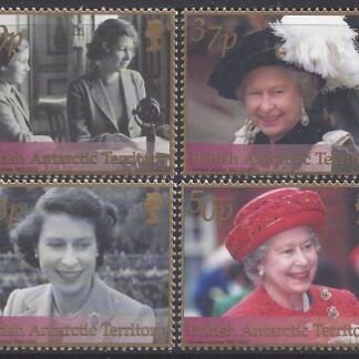 2002 British Antarctic - SG.339-42  Golden Jubilee set of 4 values U/M (MNH)