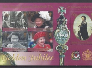 2002 British Antarctic - MS.343 Golden Jubilee mini sheet U/M (MNH)