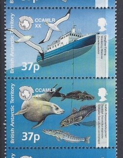 2002 British Antarctic - SG.347-50 20th Anniv. of Commission for Conservation of Antarctic  set of 4 values U/M (MNH)