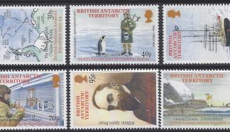 2002 British Antarctic - SG.351-6 Heroic Age of Antarctic Exploration (3rd series)  set of 6 values U/M (MNH)