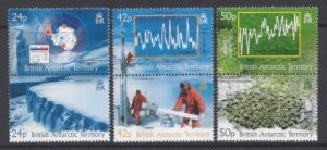 2004 British Antarctic. SG.389-94 Climate Change. Set 6 values U/M (MNH)