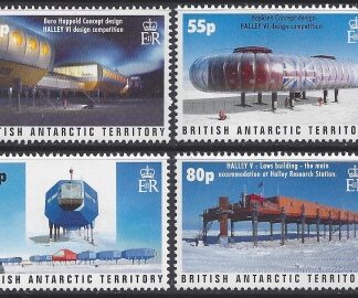 2005 British Antarctic - SG.411-4  Halley VI Research Station Int. Design Competition.. set 4 values U/M (MNH)
