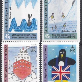 2006 British Antarctic.- SG.415-8  Stamp Design Competition. Childrens Stamps. set 4 values U/M (MNH)