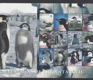 2006 British Antarctic.- SG.424-35  Penguins of The Antarctic (2nd series). set 12 values U/M (MNH)