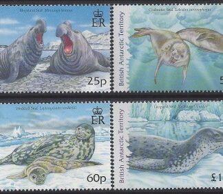 2006 British Antarctic.- SG.448-51 Seals. set 4 values U/M (MNH)