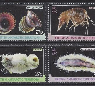 2010 British Antarctic. SG.511-4  Marine Biodiversity. set 4 values U/M (MNH)