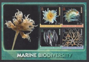 2010 British Antarctic. MS.515  Marine Biodiversity. mini sheet  U/M (MNH)