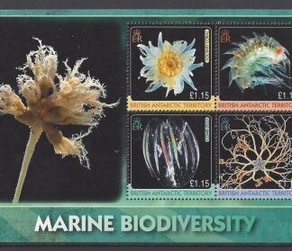 2010 British Antarctic. MS.515  Marine Biodiversity. mini sheet  U/M (MNH)