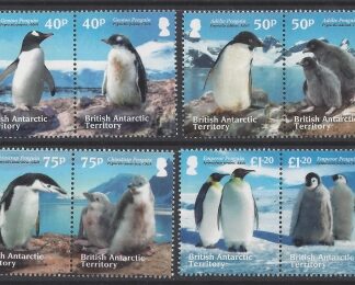 2013 British Antarctic. SG.612-9 Penguins. set 8 values U/M (MNH).