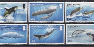 2015 British Antarctic. SG.663-8  Whales. set 6 values U/M (MNH)
