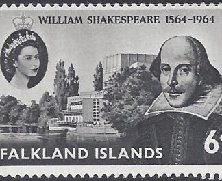 1964 Falkland Islands  SG.214  Shakespeare 400th Birth Anniversary  U/M (MNH)