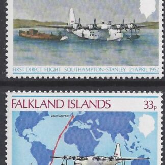 1978 Falkland Islands. SG.346-7 26th Anniversary of First Direct  Flight Southampton to Stanley set 2 values U/M (MNH)