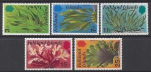 1979 Falkland Islands SG.355-9 Kelp & Seaweed set 5 values U/M (MNH)