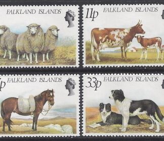 1981 Falkland Islands. SG.392-5 Farm Animals  set 4 values U/M (MNH)