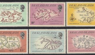 1981 Falkland Islands. SG.396-401 Early Maps  set 6 values U/M (MNH)