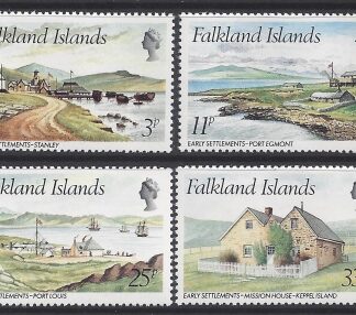 1980 Falkland Islands. SG.388-91 Early Settlements set 4 values U/M (MNH)
