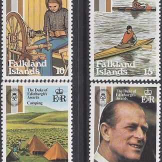 1981 Falkland Islands. SG.405-8 - 25th Anniversary of Duke of Edinburgh Award Scheme  set 4 values U/M (MNH)