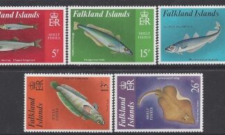 1981 Falkland Islands. SG.412-6  Shell Fishes  set 5 values U/M (MNH)