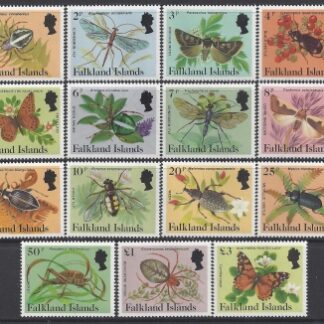 1984 Falkland Islands. SG.469A-83A   Insects & Spiders . set 15 values U/M (MNH)