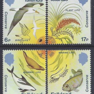 1984 Falkland Islands. SG.492-5  Nature Conservation set 4 values U/M (MNH)
