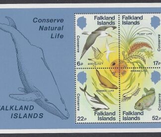 1984 Falkland Islands. MS.496  Nature Conservation mini sheet. U/M (MNH)