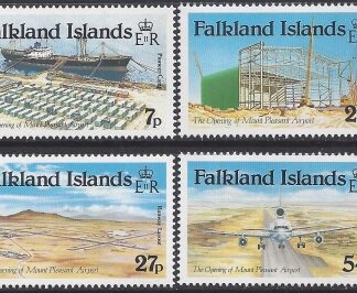 1985 Falkland Islands. SG.501-4 Opening of Mount Pleasant Airport. set 4 values U/M (MNH)