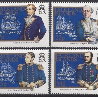 1985 Falkland Islands.  SG.510-3 Early Cartographers set 4 values U/M (MNH)