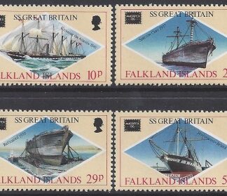 1986 Falkland Islands.  SG.527-30  Ameripex 86 Stamp Show.  set 4 values U/M (MNH)