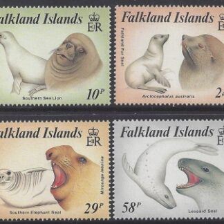 1987 Falkland Islands. SG.543-6 Seals.  set 4 values U/M (MNH)