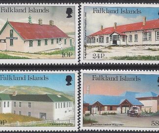 1987 Falkland Islands. SG.551-4   Local Hospitals.  set 4 values U/M (MNH)
