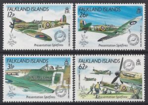 1990 Falkland Islands.  SG.601-4  Stamp World London 90. set 4 values U/M (MNH)