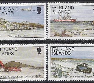 1994 Falkland Islands. SG.719-22  Falkland Beaches. Set 4 values U/M (MNH)