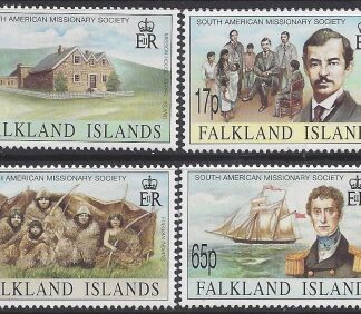 1994 Falkland Islands. SG.723-6  150th Anniversary of South American Missionary Society. Set 4 values U/M (MNH)