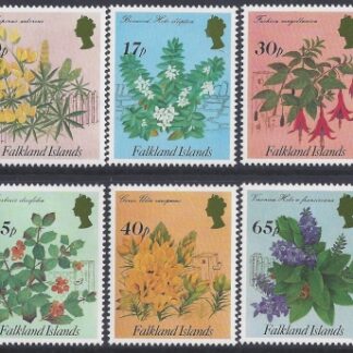 1994 Falkland Islands. SG.727-32  Flowering Shrubs. Set 6 values U/M (MNH)