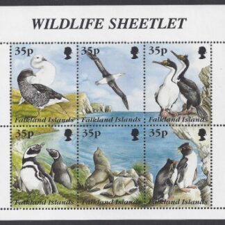 1995 Falkland Islands.  SG.746-51 Wildlife. set 6 values U/M (MNH)