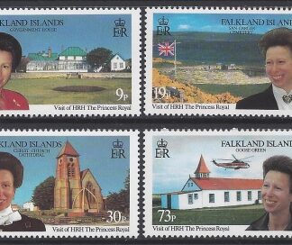 1996 Falkland Islands.  SG.757-60  Royal Visit.  set 4 values U/M (MNH)