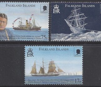 2000 Falkland Islands. SG.867-9  Sir Ernest Shackleton' Trans-Antarctic Expedition 1914-7 Commemoration. set 3 values U/M  (MNH)