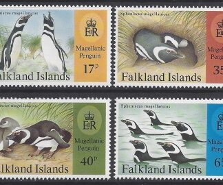 1997 Falkland Islands. SG.775-78 Magellenic Penguins. set 4 values U/M (MNH)