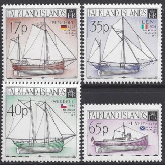 1998 Falkland Islands  SG.819-22 Local Vessels.  set 4 values U/M (MNH)