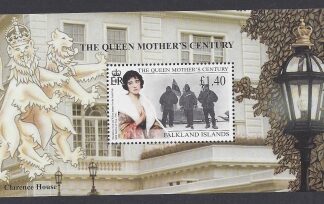 1999 Falkland Islands. MS.847 Queen Elizabeth the Queen Mother Century.  mini sheet.  U/M (MNH)