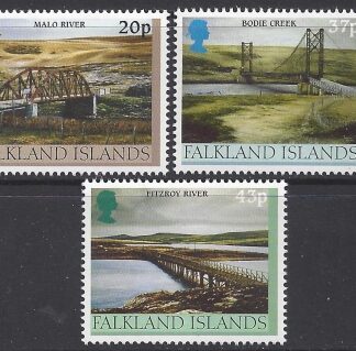 2000 Falkland Islands.  SG.882-4 Bridges. set 3 values  U/M (MNH)