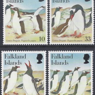 2001 Falkland Islands.  SG.913-6 Gentoo Penguins. set 4 values U/M (MNH)