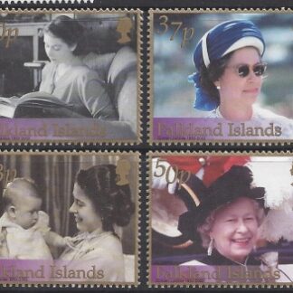 2002 Falkland Islands. SG.921-4  Golden Jubilee.  set 4 values U/M (MNH)